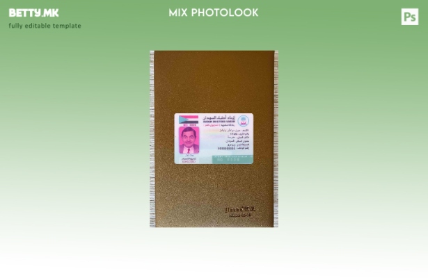 модерен стил Судански лекари синдикат картичка photolook ПРЕДЕН шаблон